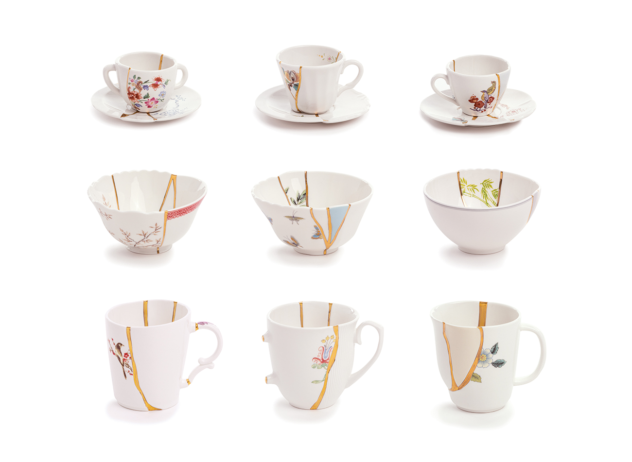 KINTSUGI coffee cups, bowls and mugs - Marcantonio design
