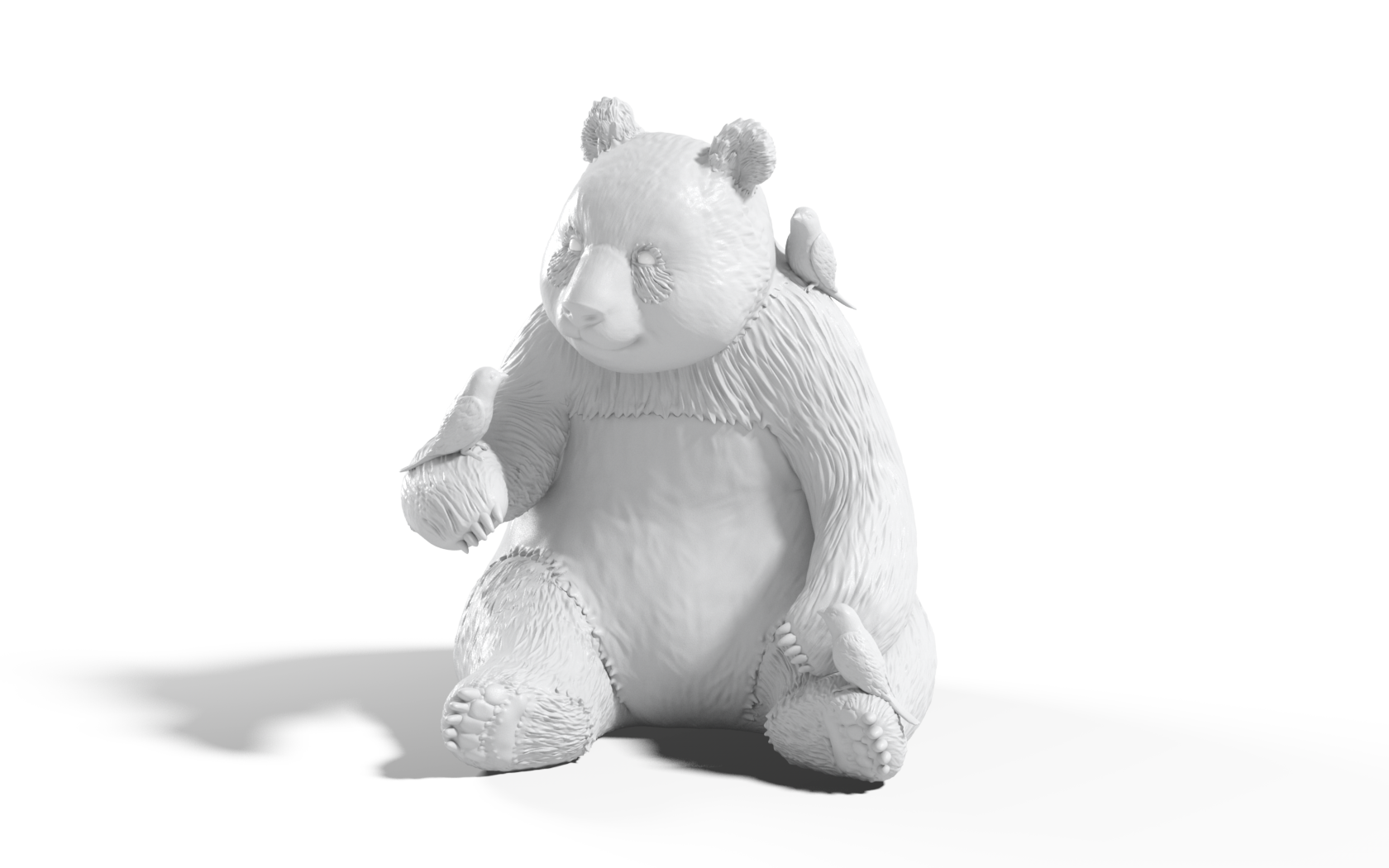 LOVE - Panda & Birds - Marcantonio design