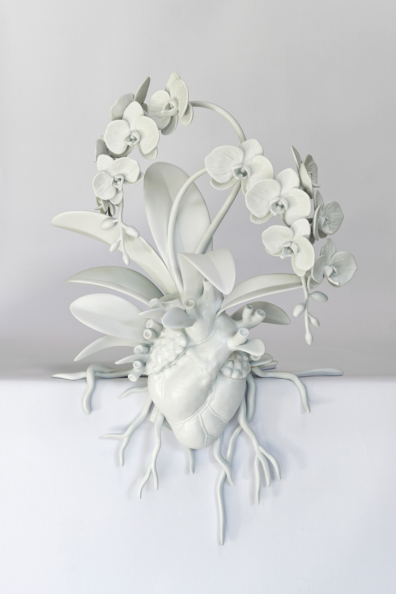 Cuore con Orchidea - Marcantonio design