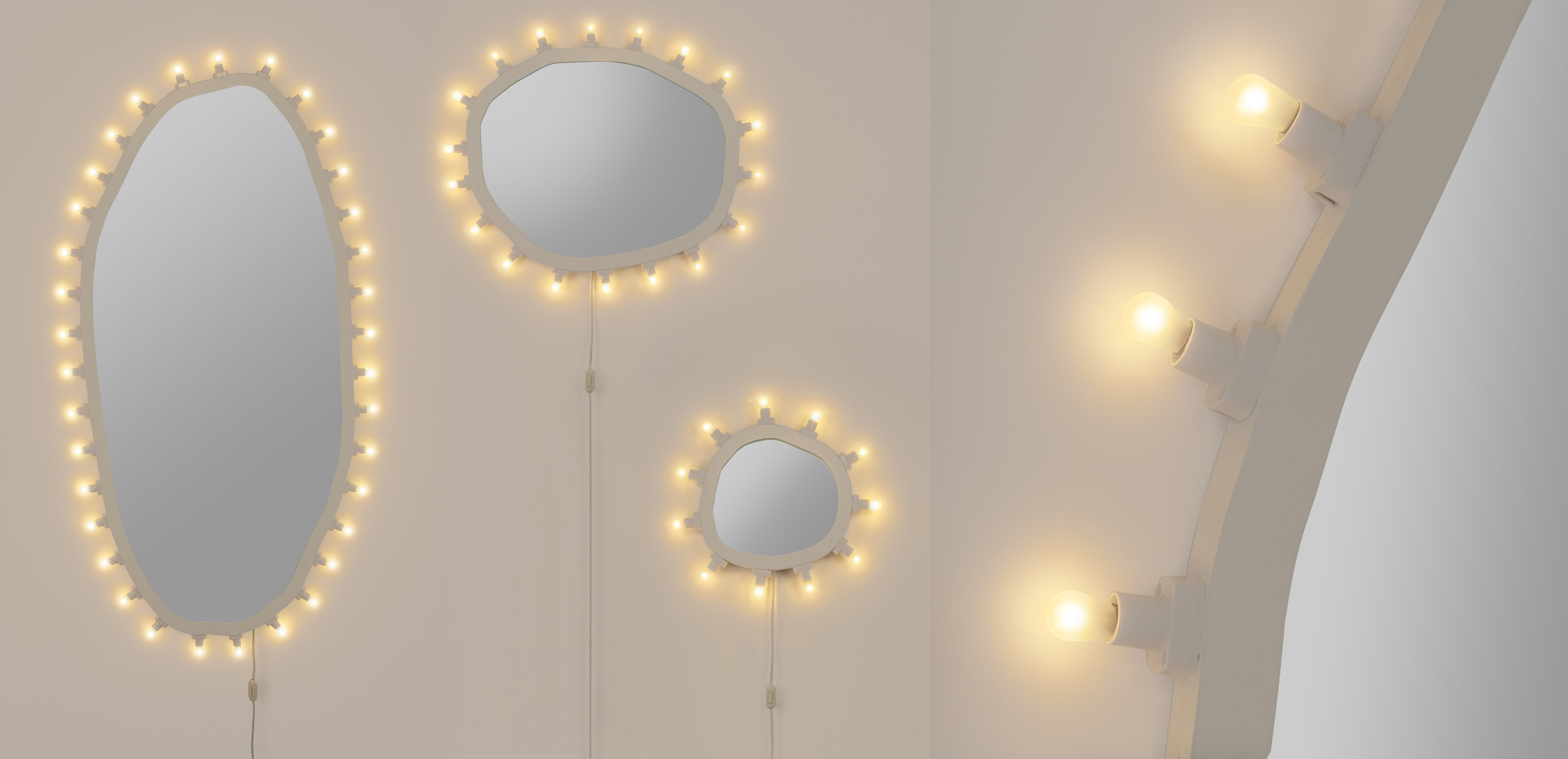 LUMINAIRE The lights of tradition in a mirror - Marcantonio design