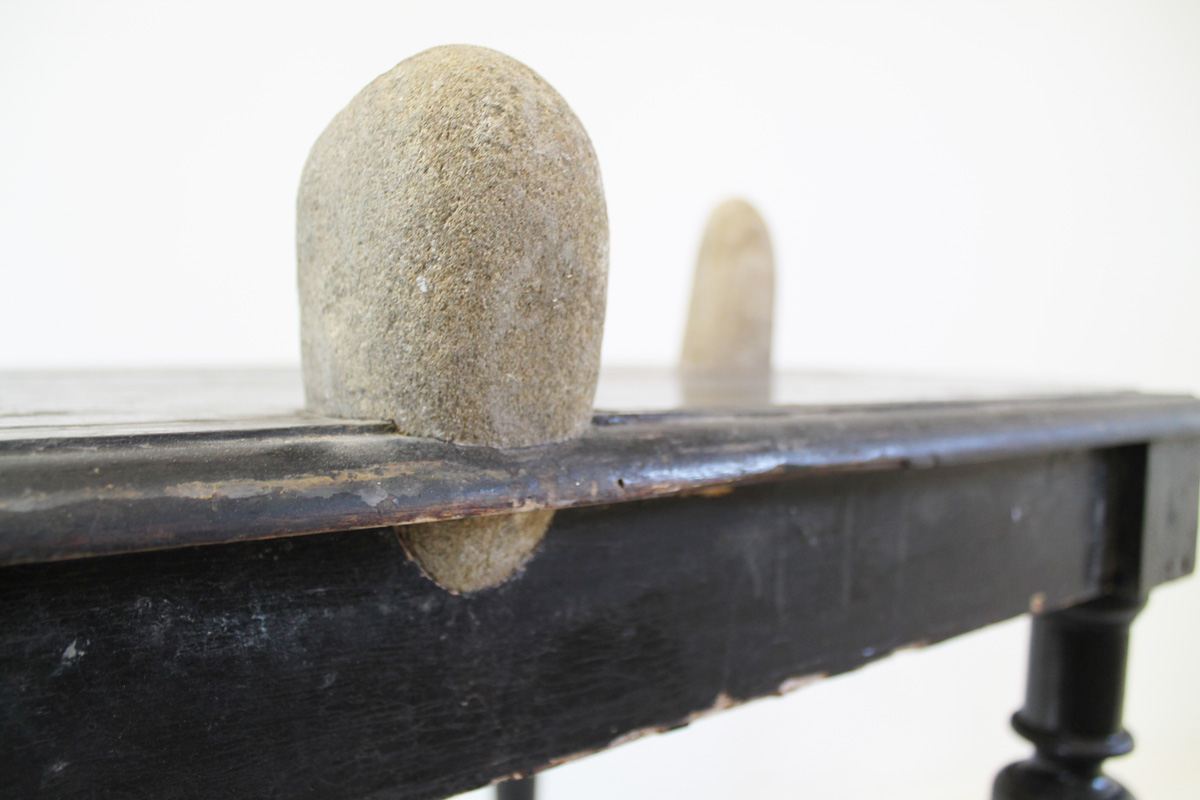 Stones are growing in a top table - Marcantonio design